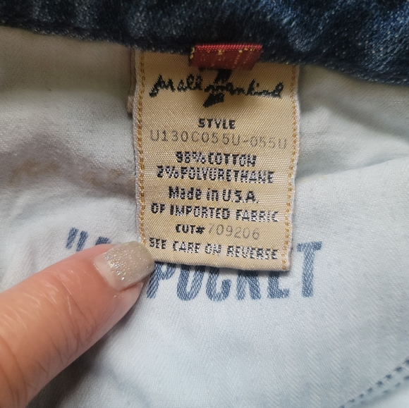 7 For All Mankind Bootcut Denim Jeans Size 30 Blue - Picture 12 of 15